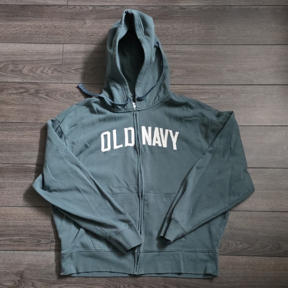 Old Navy Teal Full-Zip Hoodie